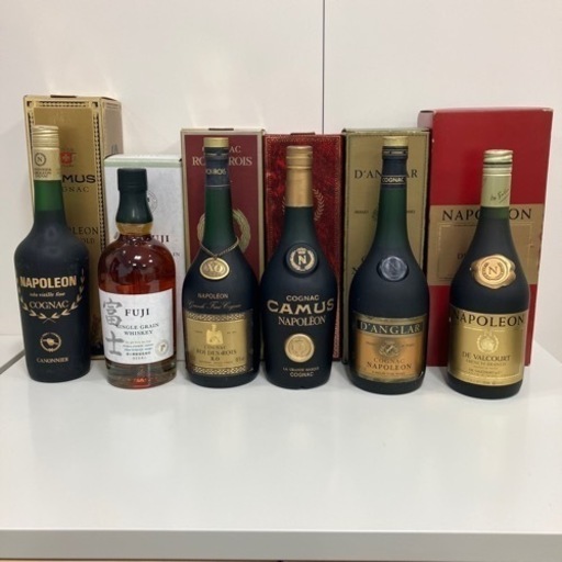 お酒12本セットまとめ売り 国産 洋酒 ウイスキー ブランデー 厚岸 ナポレオン ゴデ フレール