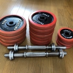 インクラインベンチ、ダンベル25kg×2セットの画像