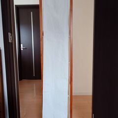 バックの収納　キャスター付き H150×W28×D38 　組み立て家具　#バック収納　#組み立て家具の画像
