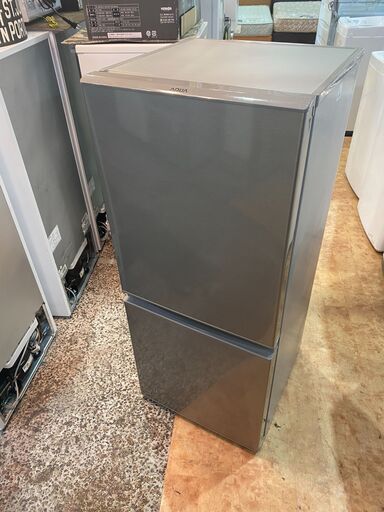 ✨安心の除菌洗浄済✨AQUA 2022年製 126L 2ドア冷蔵庫 AQR-13M(S)【愛市IR015093-104】