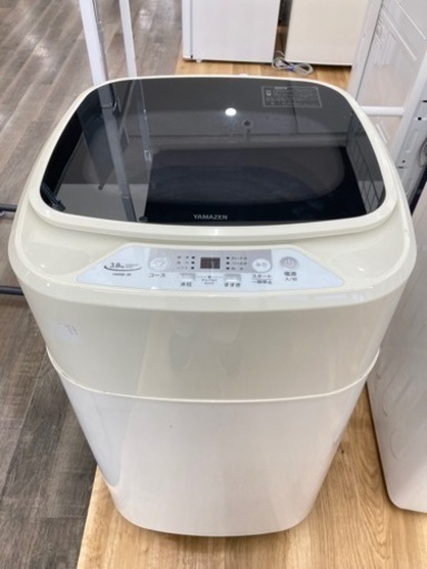 【トレファク高槻店】安心の6ヶ月保証！取りに来られる方限定！YAMAZEN（山善）全自動洗濯機（3.8kg）のご紹介です！