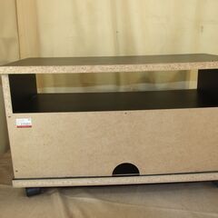 【紋別市発】小型テレビ台　ハヤミ工産　20V～28V型対応テレビ台 TV-SP640　幅64.4 × 奥行29.6 × 高さ37.7cm　ブラック　小型家具　中古品の画像