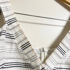 正規品 シャネル 夏服 リボン ノースリーブ  カットソー  キャミ ボーダーの画像