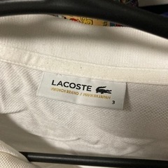 ラコステ　ポロシャツの画像