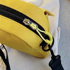 ミニポシェット かわいい お財布バッグ  斜め掛けバッグ  クラッチ ミニバッグ 帆布トートバック コンパクト  リュック斜め掛けバッグ女性用バッグ新型学生清ちゃん初心者がショルダーバッグを持つ 通学の画像