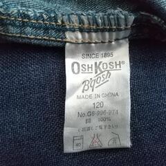 OSHKOSHB'gosh(オシュコシュビゴッシュ)デニムワンピース120cmの画像