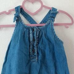 OSHKOSHB'gosh(オシュコシュビゴッシュ)デニムワンピース120cmの画像