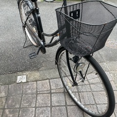 26インチ自転車（ママチャリ）カゴありの画像