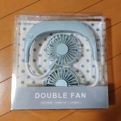 新品未開封品　首かけ扇風機　(卓上扇風機として使用可能）　キャプ...