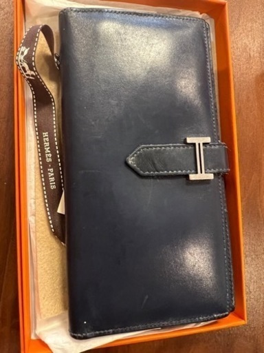 エルメス ベアン　スフレ　二つ折り長財布