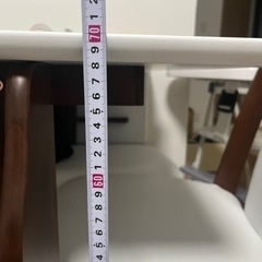折りたたみ式ダイニングテーブルの画像