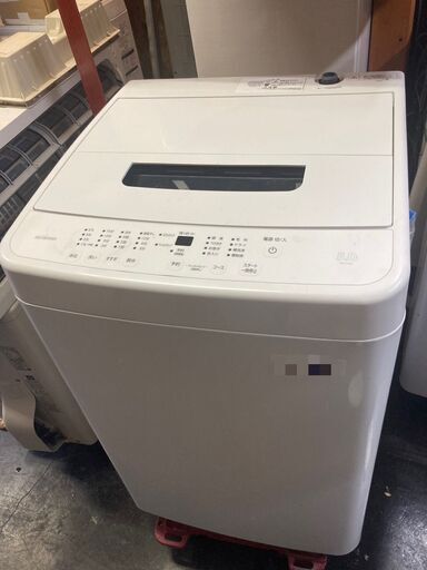 ☆中古￥13,800！IRIS OHYAMA　5.0㎏洗濯機　家電　2022年製　IAW-T504型　幅54㎝ｘ奥行54㎝ｘ高さ84㎝　【BG064】