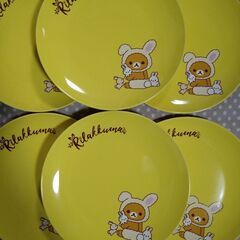 【リラックマ】陶磁器プレート６枚セット