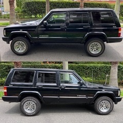【希少】チェロキーxj ブラックCherokeexj ジープの画像