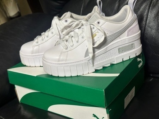 PUMA プーマ　ウェッジ　スニーカー　厚底　パステル