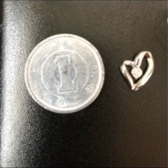 silverダイヤモンドネックレストップの画像