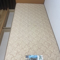 ベッド　マットレス付き