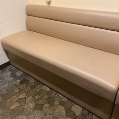 ソファ   長椅子業務用の画像