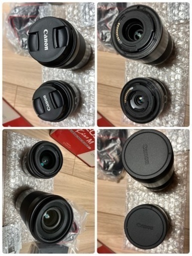 Canon kiss m ダブルズームキットとカメラ道具のセット
