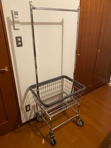 Laundry cart double pole ランドリーカート ダブルポール