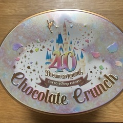 ディズニー40周年 チョコクランチの空き缶の画像