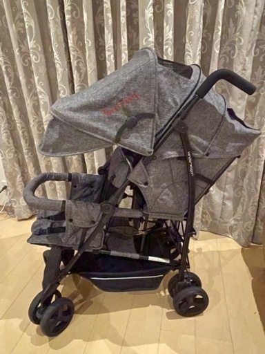 キンダーワゴン　DuoCity HOP2 レインカバー付き　分解清掃済み