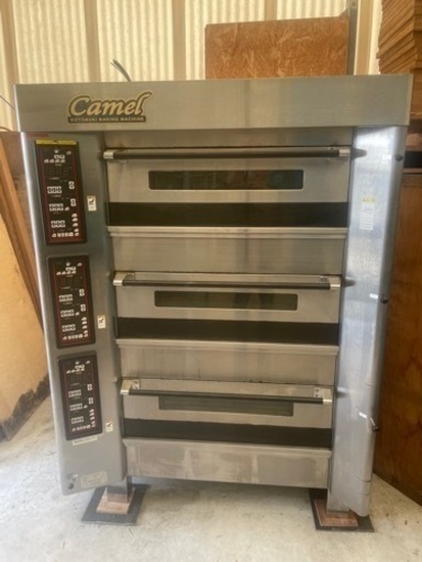 ■中古品 コトブキベーキングマシーン オーブン キャメル KOCG6043 2020年購入 3相200V 22.5KW 動作問題なし■