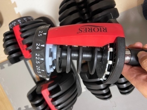 可変式ダンベル 24kg 2個セット
