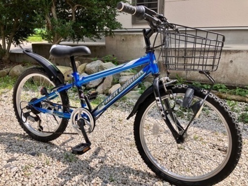 478、【走行少】ジュニアマウンテンバイク20インチブルー