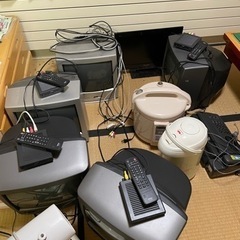全て無料　テレビ残り2台　ポット　ほか　