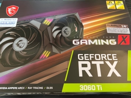PCパーツ MSI GeForce RTX 3060Ti GAMING X