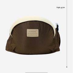 【試着のみ美品】ヒップシート　ブラウン　男女兼用の画像