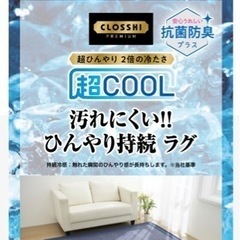 ひんやりラグ！しまむら　CLOSSHI PREMIUM 超COO...