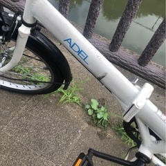 【キャンセルの為！！再募集！！！】 ※写真のチェーン劣化の為無し※ADEL 折りたたみ自転車の画像