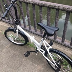 【キャンセルの為！！再募集！！！】 ※写真のチェーン劣化の為無し※ADEL 折りたたみ自転車の画像