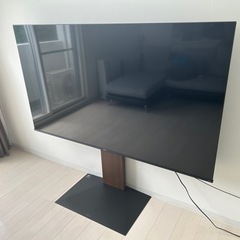 【美品】ハイセンス75A6G &WALLテレビスタンドV3ウォールナット