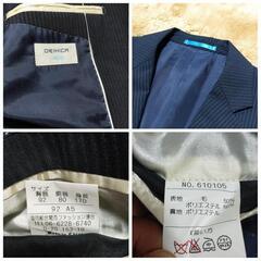 ORIHICA スーツ セットアップ ネイビー ストライプ オリヒカ 2ピースの画像