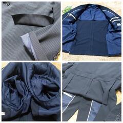 ORIHICA スーツ セットアップ ネイビー ストライプ オリヒカ 2ピースの画像