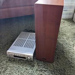 denon ホームシアターAVアンプとサブウーファー