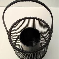 最終値下げ　涼しげ花瓶　手作り工芸　新品未使用の画像
