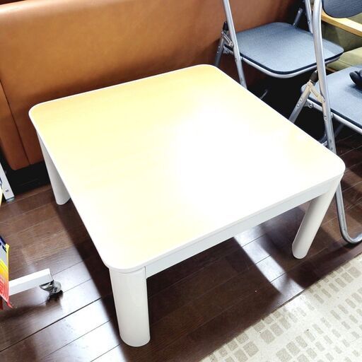 10/13【ジモティ特別価格】こたつ ローテーブル ホワイト 家具 食卓