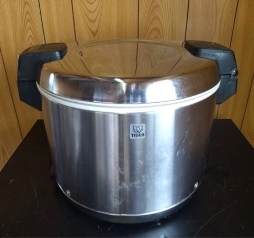 【動確済み】2013年 タイガー 業務用 電子ジャー JHA-540A 5.4L 3升 ステンレス 保温ジャー 100V TIGER 大型 おひつ 店舗 お米 大阪 厨房