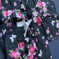 100〜110cm 3歳　4歳　浴衣　髪飾り　帯飾り　セット