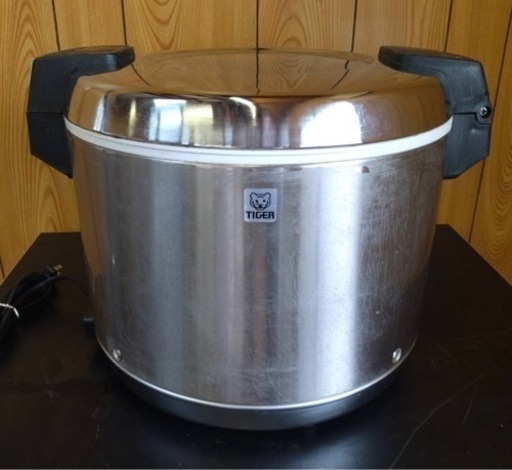 【動確済み】2019年 タイガー 業務用 電子ジャー JHA-540A 5.4L 3升 ステンレス 保温ジャー 100V TIGER 大型 おひつ 店舗 お米 大阪発