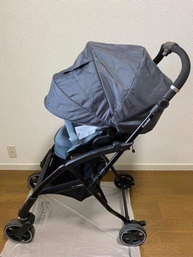 コンビ　ベビーカー　AttO typeL ブルイッシュグレー