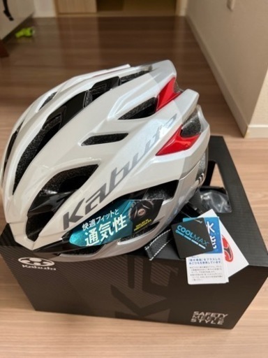 OGK ヴォルツァVOLZZA ヘルメット サイズL/XL G-2 ホワイトレッド OGK KABUTO