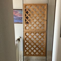 突っ張りパーテーション　ラティス