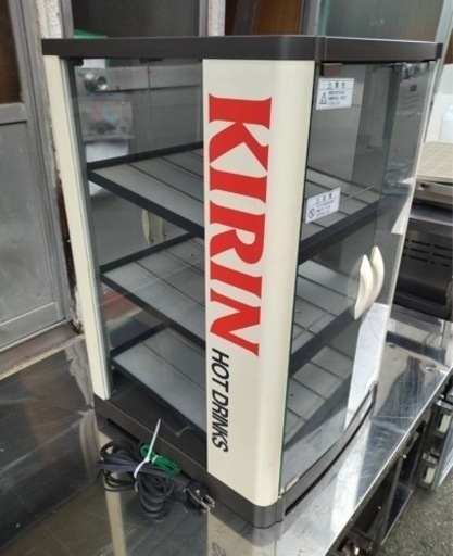 【動確済み】美品 ヨシキン 缶ウォーマー GW-108 四面ガラス KIRIN 全自動CANウォーマー 卓上ホットウォーマー 100V