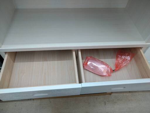 9/28 値下げしました?未使用品?大川家具直送 2面レンジボード 食器棚 和風 3194