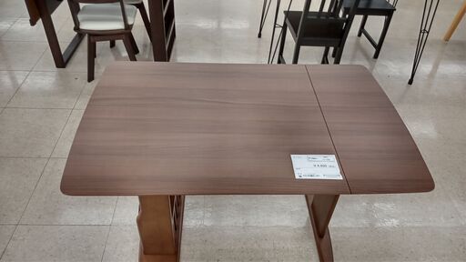 ★ジモティ割あり★  テーブル 茶色 H70.5×D75×W117 クリーニング済み TJ1352